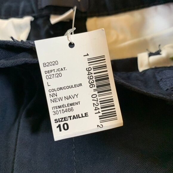 Childrens Place Unisex Kids 10 Chino Pants Navy Blue Straight Leg School Uniform - Picture 5 of 12